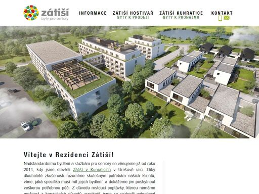 poskytujeme nadstandardní bydlení a služby pro seniory v praze. v zátiší kunratice nabízíme byty k dlouhodobému pronájmu, v zátiší hostivař k prodeji i nájmu.