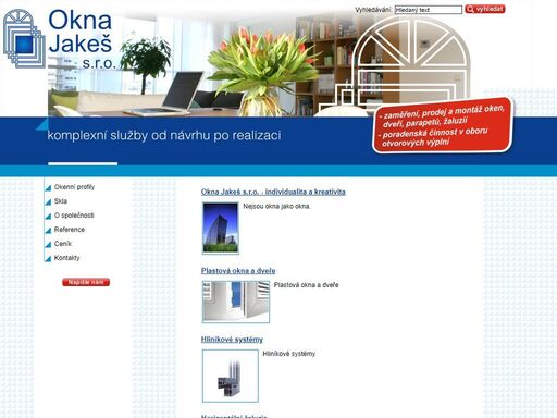 okna jakeš s.r.o. - okna dveře - komplexní služby od návrhu po realizaci