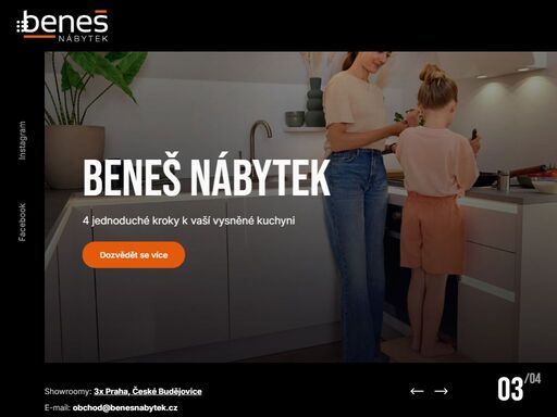 beneš nábytek - specialista na výrobu kuchyní na míru, kuchyňská studia v praze a čb, 3d návrh a cenová kalkulace zdarma