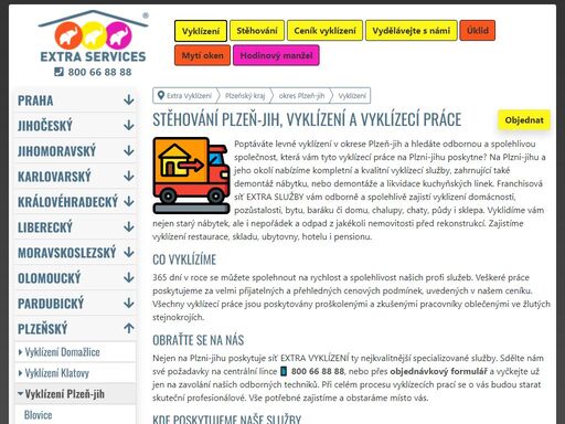 poptáváte levné vyklízení v okrese plzeň-jih a hledáte odbornou a spolehlivou společnost, která vám tyto vyklízecí práce na plzni-jihu poskytne?