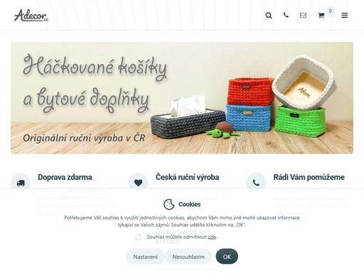 vítejte v našem e-shopu! :: adecor