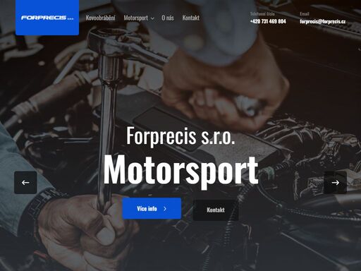 firma forprecis s.r.o. se specializuje na zakázkovou výrobu v oblasti kovoobrábění a návrh a výrobu dílů pro motorsport. kvalita a preciznost jsou naší prioritou.