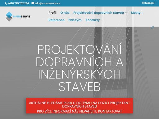 projektování dopravních a inženýrských staveb