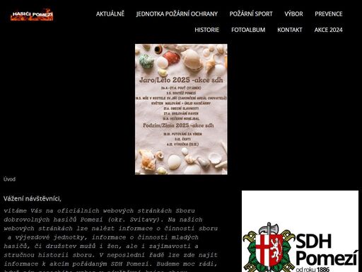 sdh pomezí, sbor dobrovolných hasičů pomezí
