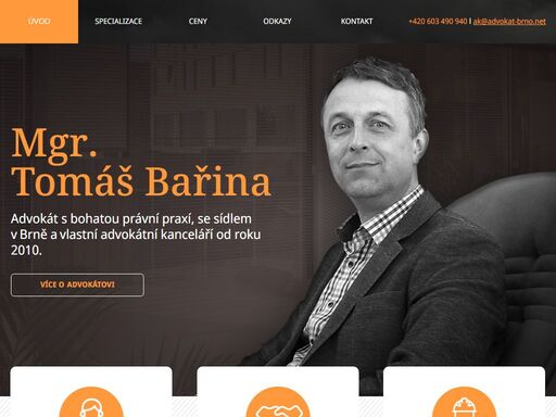 mgr. tomáš bařina je advokát s bohatou právní praxí, se sídlem v brně a vlastní advokátní kanceláří od roku 2010.
