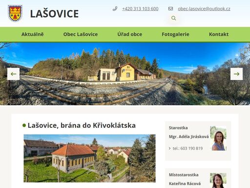 oficiální stránky obce lašovice
