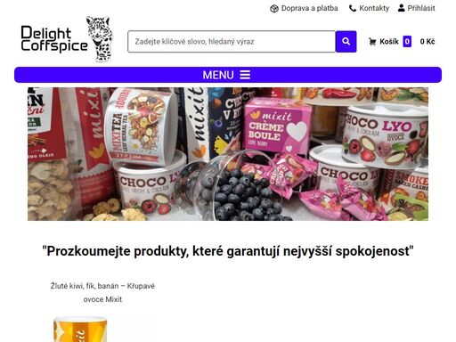 mlsy, které ti změní den!na našem e-shop objevíš kávu, džemy, ořechová másla nebo ručně dělané dipy pro pořádně grilovačky.tohle není vše! otevři,vyber si a chilluj.