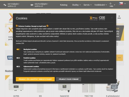 solax cee store | největší sklad solax v eu a nabídka nord ht, aiko, renusol, zjbeny a další