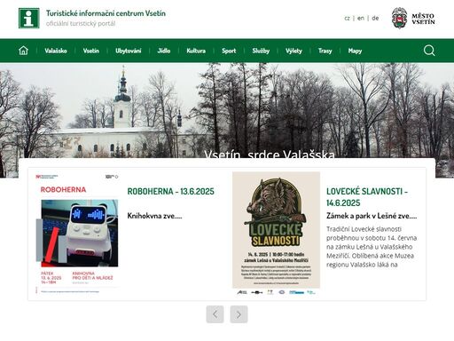 informační a turistický portál města vsetín - aktuální informace pro občany a návštěvníky města, tipy na výlety, kultura a služby pro občany.