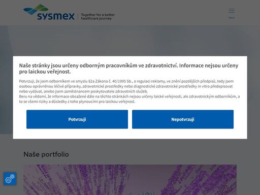 dceřiné společnosti sysmex cz s.r.o. a sysmex slovakia s.r.o.  díky úsilí všech našich kolegů chtějí dále šířit a rozvíjet nabídku inovativních technologií v oblasti hematologie, digitální morfologie, vyšetření tělních tekutin a urinoanalýzy.