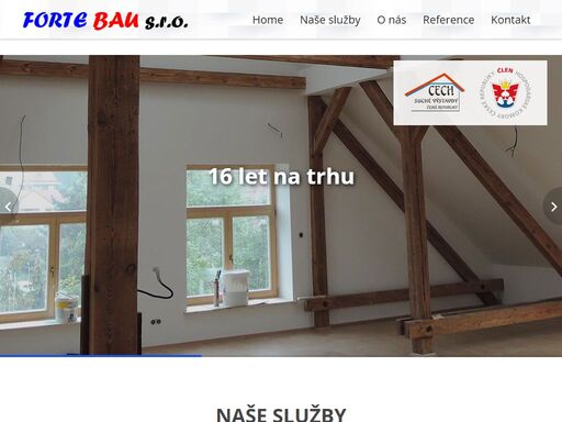 rekonstrukce, stavební práce na klíč, sádrokartonové konstrukce apod.