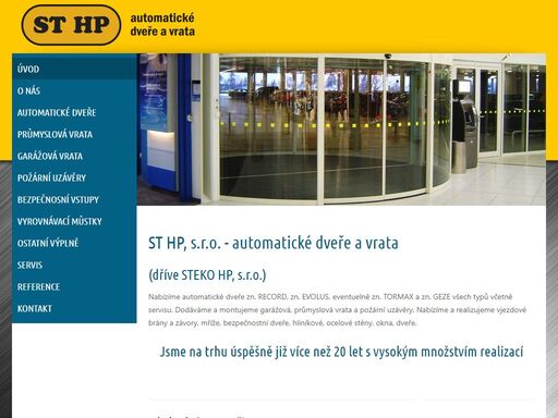 nabízíme automatické dveře a vrata zn. tormax a zn. geze všech typů včetně servisu.