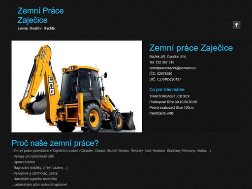 zemní práce zaječice, úprava terénu, bagrování, výkopové a zahrnovací práce, nakládání sypkého materiálu