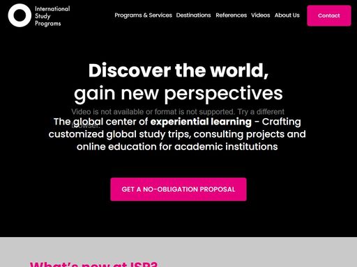 crafting customized global study trips, consulting projects and online 
education for academic institutions. whether you're a dean, professor, 
faculty administrator or any other university representative seeking a 
study trip provider, we're here to alleviate the hassle of planning so you 
can focus on what truly matters – your students' success.