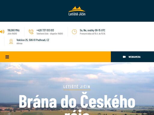 letiště jičín je bránou do českého ráje. jičín airport | lkjc | 118.080 mhz | vyhlídkové lety - jičín, prachovské skály, trosky, hrad kost | letecký výcvik