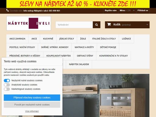 designový nábytek za akční ceny.