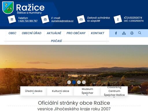 oficiální stránky obce