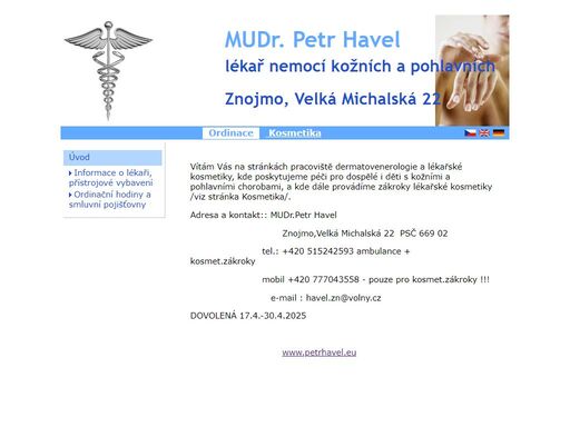 mudr petr havel - oficialni stranky