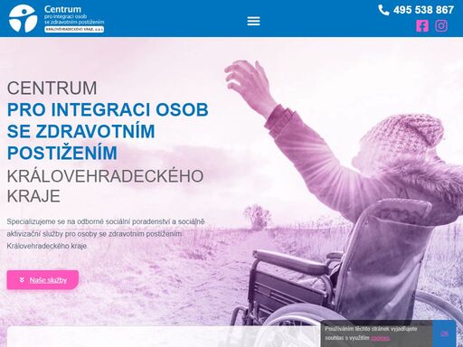centrum pro integraci osob se zdravotním postižením královéhradeckého kraje pomáhá handicapovaným. navštivte centrum sociálních služeb hradec králové.