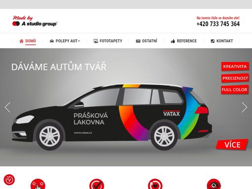 od roku 2008 také aktivně polepujeme auta. za tu dobu jsme již několik stovek aut polepili. naší specializací je reklamní polep auta.