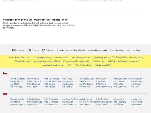 přehledný katalog firem a odkazů pro českou a slovenskou republiku obsahující prodejce, e-shopy, výrobce, velkoobchody a další.