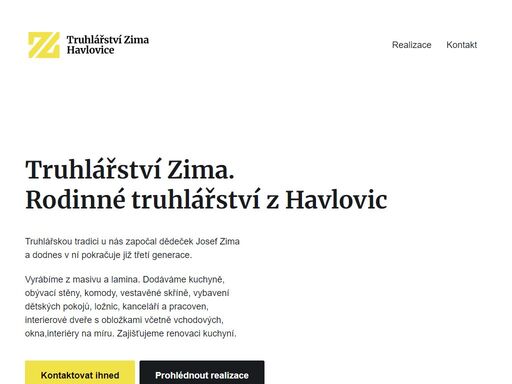 zakázkové truhlářství v havovicích. výroba nábytku, kuchyní, dveří a oken na míru.