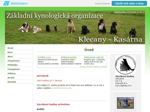 základní kynologická organizace klecany