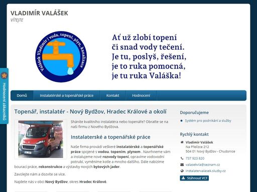 sháníte kvalitního instalatéra nebo topenáře? obraťte se na naši firmu.