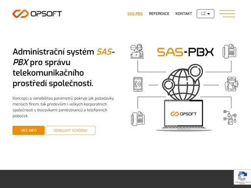 administrační systém sas-pbx pro správu telekomunikačního prostředí společnosti. koncepcí a variabilitou parametrů pokryje jak požadavky menších firem, tak především i velkých korporátních společností s tisícovkami zaměstnanců a telefonních poboček.