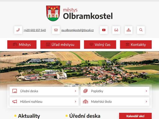 městys olbramkostel