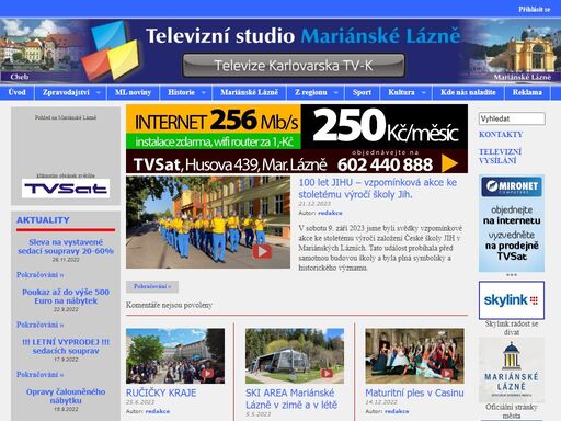 televiznă­ studio mariăˇnskă© lăˇznä›