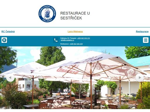 v rehabilitačním centru čeladná jsme začátkem srpna 2014 otevřeli po rekonstrukci restauraci u sestřiček. interiér restaurace je laděn převážně do světlých, přírodních...
