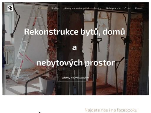 provádíme kompletní rekonstrukce bytů v panelových, cihlových i rodinných domech i nebytových prostorů.