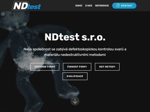 ndtest, s.r.o., naše společnost se zabývá defektoskopickou kontrolou svarů a materiálu nedestruktivními metodami. 