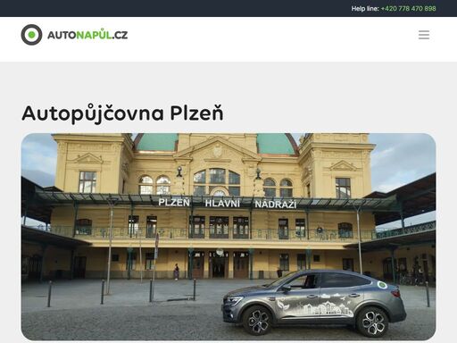 půjčí vám někdo auto na hodinu? autopůjčovna autonapůl plzeň ano. výpůjčka online. změny i zrušení rezervace zdarma až do poslední minuty.