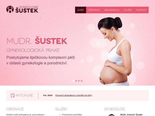 komplexní péče v oblasti gynekologie a porodnictví