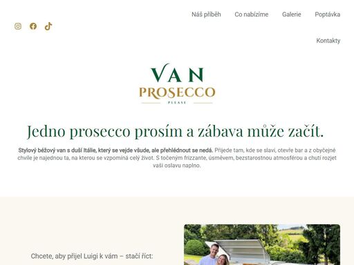 hledáte prosecco van? pronájem pojízdného prosecco baru, skvělá cena. na svatbu, oslavu, firemní večírek nebo festival. prosecco autíčko luigi přiveze točené frizzante, drinky i domácí limonádu.