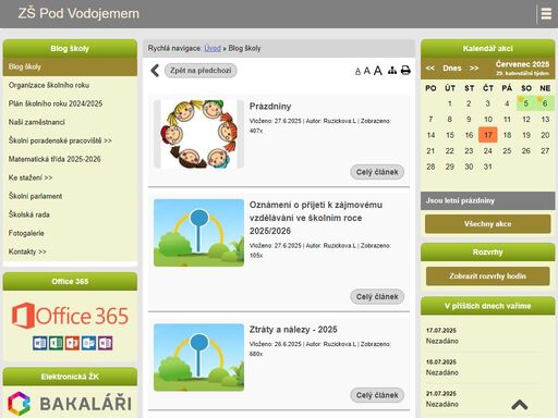 zš vodojem