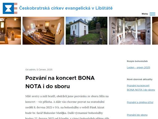českobratrská církev evangelická v libštátě