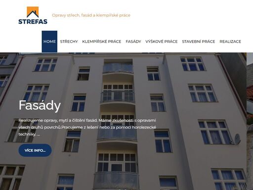 naší specializací jsou řemeslné práce ve výškách prováděné horolezeckou technikou. od drobných oprav až po kompletní rekonstrukce. rozpočty zdarma. spolehlivé jednání.