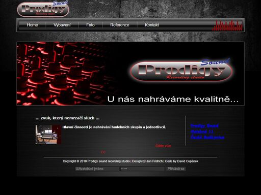 nahrávací studio prodigy sound recording studio - nahráváme kvalitně
