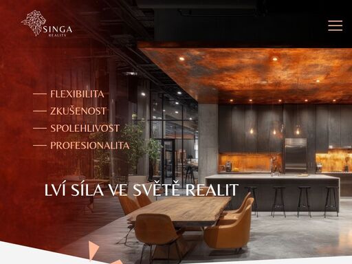 singa reality a.s. – profesionální realitní služby s důrazem na flexibilitu, zkušenost, spolehlivost a profesionalitu.