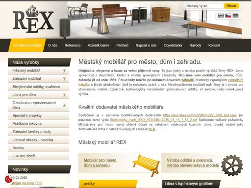 rex s.r.o. | jsme tradiční český výrobce městského mobiliáře, ale také zakázkové výroby pro dům i zahradu!????zajistíme návrh, výrobu i dodávku!?