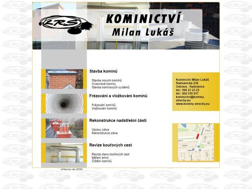 frézování komínů, vlo?kování komínů, kominictví