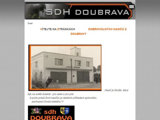 sdh doubrava..tyto stránky nejsou jen pro hasiče!!..