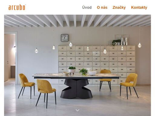 arcubo - zastoupení italských výrobců nábytku
