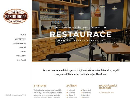 restaurace se nachází uprostřed jihočeské vesnice lásenice, napůl cesty mezi třeboní a jindřichovým hradcem.