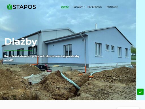 stapos stavební práce - chcete stavět či rekonstruovat? máme 20ti letou zkušenost se stavbami různého druhu. se vším vám poradíme.