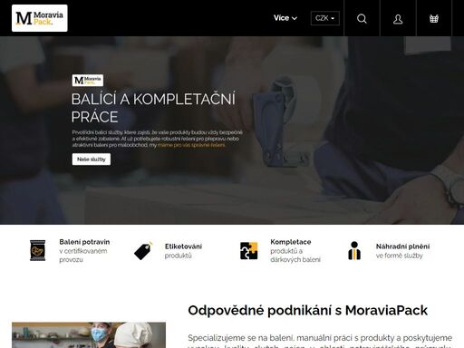moraviapack je chráněná dílna, která nabízí služby profesionálního balení a kompletace produktů. podpořte zaměstnávání osob se zdravotním postižením.