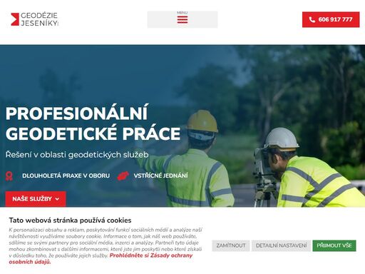 poskytujeme vám řešení v oblasti geodetických služeb. spolupracujeme s městskými úřady, obecními úřady a státním pozemkovým úřadem. neváhejte se na nás obrátit.